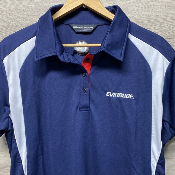 Evinrude Ladies Golf Polo XL Navy Blue - Picture 2 of 10